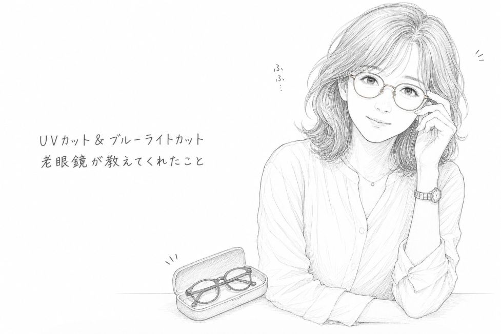30センチの秘密 UVカット&ブルーライトカット老眼鏡が教えてくれたこと