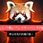 かわいい？怖い？「レッサーパンダの威嚇」実は本気の防衛行動！