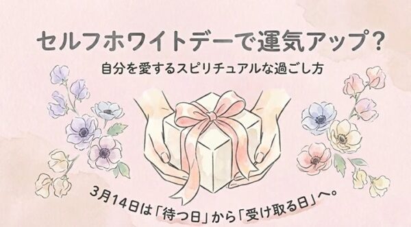 セルフホワイトデーで運気アップさせる方法