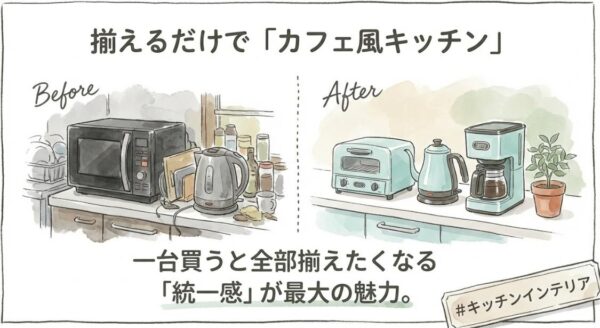 toffyシリーズで揃えると統一感が出る