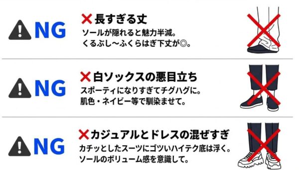 コーディネート失敗例