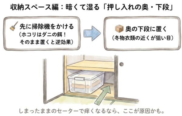 クローゼット・押し入れ・収納スペース編