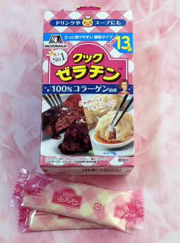 近くのドラッグストアーで買った森永のゼラチン