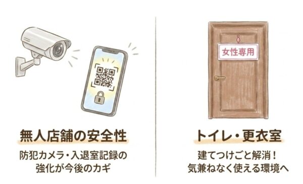無人店舗のままで、本当に安全といえるのか