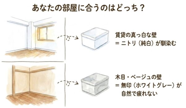 あなたの部屋に合うのはどっち？